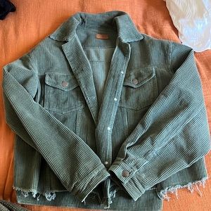 Forest green corduroy jacket